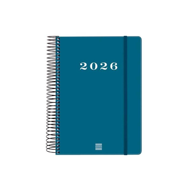 (743521026) FINOCAM AGENDA ESPIRAL MY E10-155X212MM 1DP TAPA DURA AZUL 2026