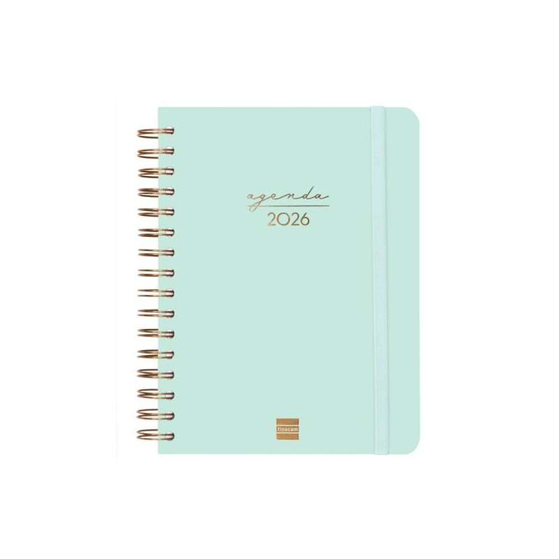 (762040326) FINOCAM AGENDA ESPIRAL ALMA E10-155X212MM 1DP TAPA DURA CORAL 2026