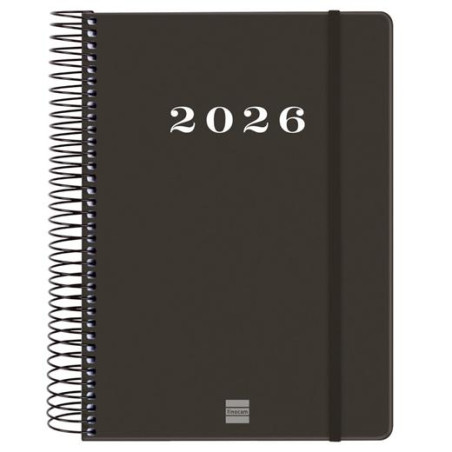 (743526026) FINOCAM AGENDA ESPIRAL MY E10-155X212MM 1DP TAPA DURA NEGRO 2026