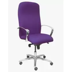 (115DBBALI760) PIQUERAS Y CRESPO SILLÓN DE DIRECCIÓN CAUDETE GIRATORIO BASCULANTE REGULABLE BRAZOS/F TEJIDO BALI MORADO