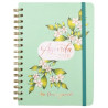 (770300226) FINOCAM AGENDA ESPIRAL THE FLOWER JOURNAL E10-155X212MM SVH TAPA DURA VERDE 2026