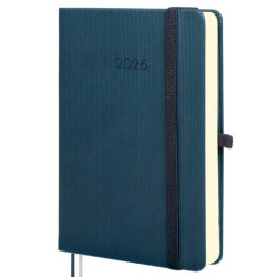 (881781026) FINOCAM AGENDA MÍNIMAL TEXTURA M4-118X168MM 1DP TAPA DURA AZUL 2026