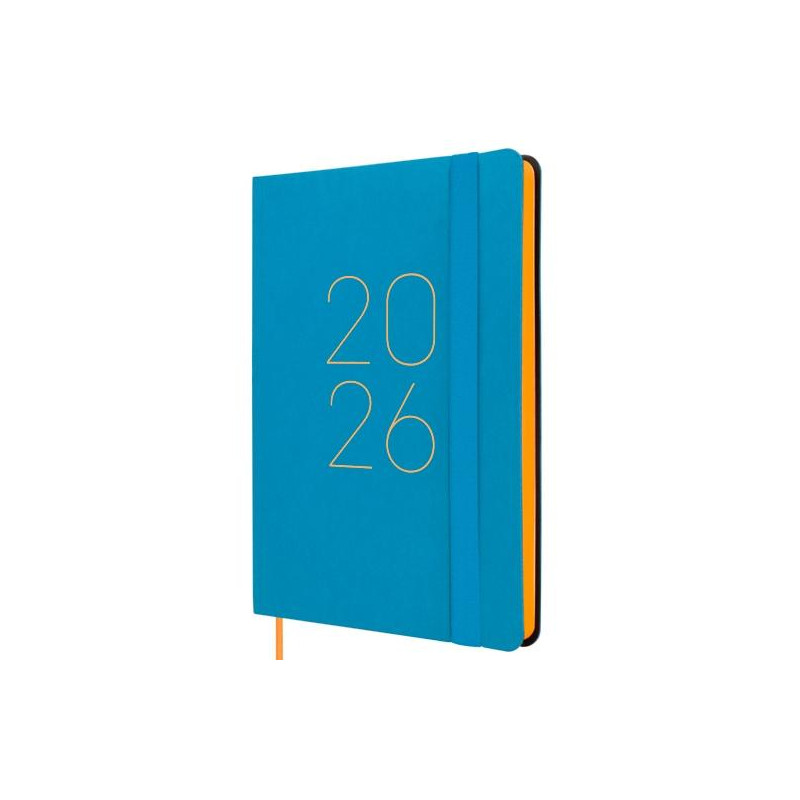 (883321026) FINOCAM AGENDA FLEXI LISA F4-118X168MM SVH TAPA BLANDA AZUL 2026