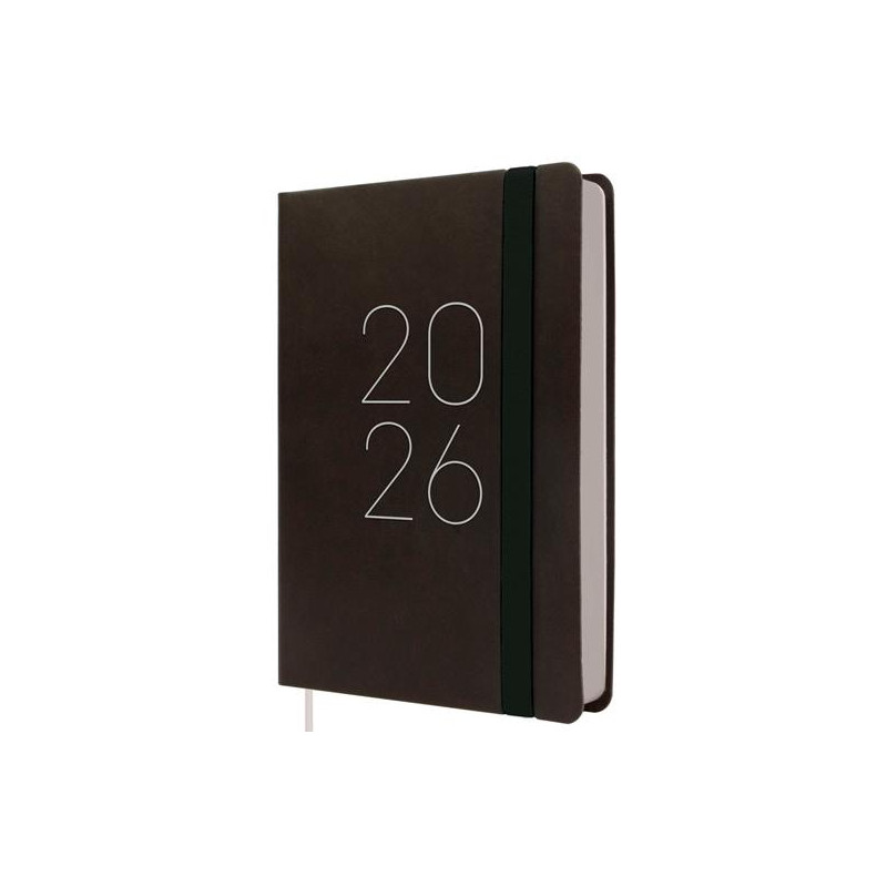 (883386026) FINOCAM AGENDA FLEXI LISA F4-118X168MM 1DP TAPA BLANDA NEGRO 2026