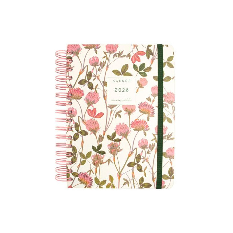 (770110126) FINOCAM AGENDA ESPIRAL MONIQUILLA E10-155X212MM 1DP TAPA DURA AMAPOLA 2026