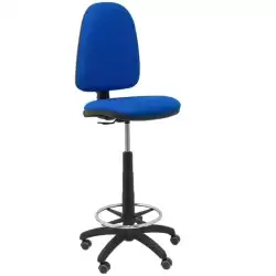 (T04CPBALI229RP) PIQUERAS Y CRESPO TABURETE AYNA S/BRAZOS REGULABLE EN ALTURA Y ARO REPOSAPIÉS RUEDAS DE PARQUÉ TAPIZADO BALI...