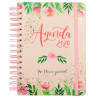 (770320126) FINOCAM AGENDA ESPIRAL THE FLOWER JOURNAL E10-155X212MM 1DP TAPA DURA ROSA 2026