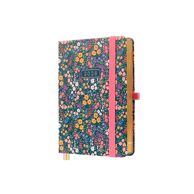 (881563826) FINOCAM AGENDA MÍNIMAL DESIGN M4-118X168MM 1DP TAPA DURA FLORA 2026