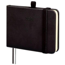 (881706026) FINOCAM AGENDA MÍNIMAL TEXTURA M0-104X73MM SVV TAPA DURA NEGRO 2026
