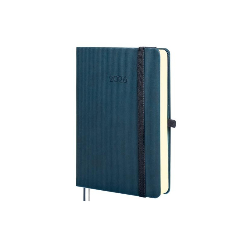 (881781026) FINOCAM AGENDA MÍNIMAL TEXTURA M4-118X168MM 1DP TAPA DURA AZUL 2026