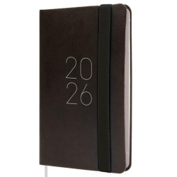 (883306026) FINOCAM AGENDA FLEXI LISA F2-82X127MM SVH TAPA BLANDA NEGRO 2026