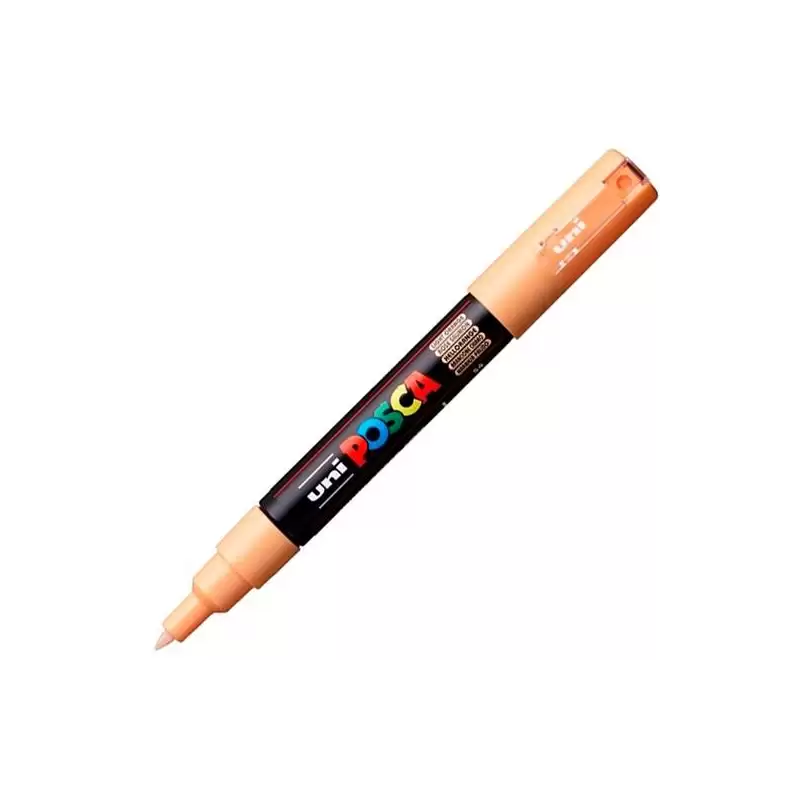 (285130000) POSCA MARCADOR  PC-1M NO PERMANENTE PUNTA FINA 0.7-1MM NARANJA CLARO