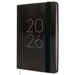 (883326026) FINOCAM AGENDA FLEXI LISA F4-118X168MM SVH TAPA BLANDA NEGRO 2026