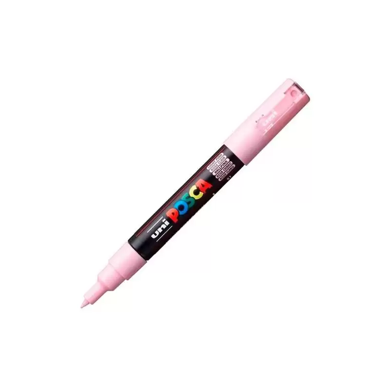 (285221000) POSCA MARCADOR  PC-1M NO PERMANENTE PUNTA FINA 0.7-1MM ROSA CLARO