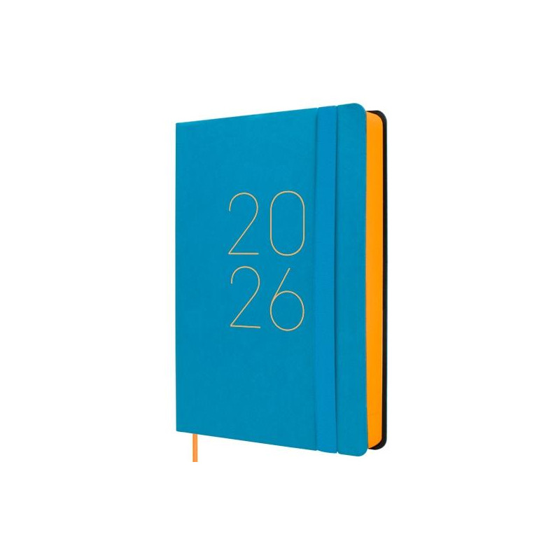 (883381026) FINOCAM AGENDA FLEXI LISA F4-118X168MM 1DP TAPA BLANDA AZUL 2026