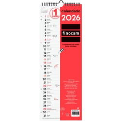 (780180026) FINOCAM CALENDARIO DE PARED PARA ESCRIBIR LARGO L-155X430MM MV NEUTRO 2026