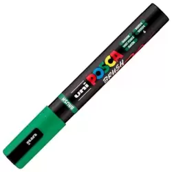 (311779000) POSCA MARCADOR PC-5BR BRUSH PUNTA M SEMIFLEXIBLE VERDE