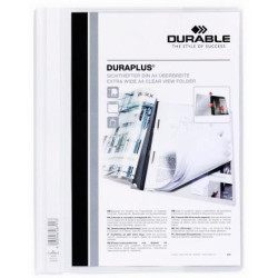 (257902) DURABLE CARPETA DE PRESENTACIÓN DOSSIER FÁSTENER DURAPLUS A4 BLANCO -25 UD-