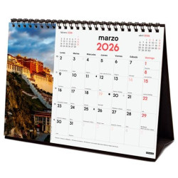 (780324126) FINOCAM CALENDARIO DE SOBREMESA PARA ESCRIBIR S-210X150MM MV IMÁGENES MARAVILLAS DEL MUNDO 2026