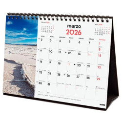 (780324826) FINOCAM CALENDARIO DE SOBREMESA PARA ESCRIBIR S-210X150MM MV IMÁGENES NATURALEZA 2026