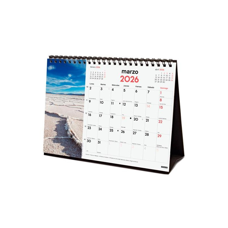 (780324826) FINOCAM CALENDARIO DE SOBREMESA PARA ESCRIBIR S-210X150MM MV IMÁGENES NATURALEZA 2026