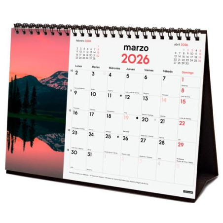 (780325226) FINOCAM CALENDARIO DE SOBREMESA PARA ESCRIBIR S-210X150MM MV IMÁGENES ATARDECERES MÁGICOS 2026