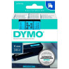 (S0720710) DYMO CINTA DE TRANSFERENCIA TERMICA D1 40916. NEGRO SOBRE AZUL DE 9MMX7M. POLIESTER AUTOADHESIVA