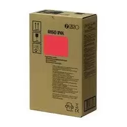 (S-8187E) RISO TINTA ROJO CARMESÍ SERIE MF/SF/ZE (PACK 2) (SUSTITYE A S6971E Y S7210E)