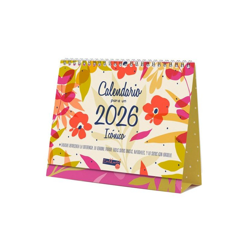 (785100026) FINOCAM CALENDARIO DE SOBREMESA PARA ESCRIBIR S-210X150MM MV TALKUAL ICÓNICO 2026