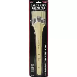 (RART-120) ROYAL LANGNICKEL SET DE 3 BROCHAS DE MANGO LARGO