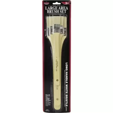 (RART-120) ROYAL LANGNICKEL SET DE 3 BROCHAS DE MANGO LARGO