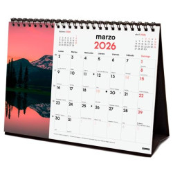 (780325226) FINOCAM CALENDARIO DE SOBREMESA PARA ESCRIBIR S-210X150MM MV IMÁGENES ATARDECERES MÁGICOS 2026
