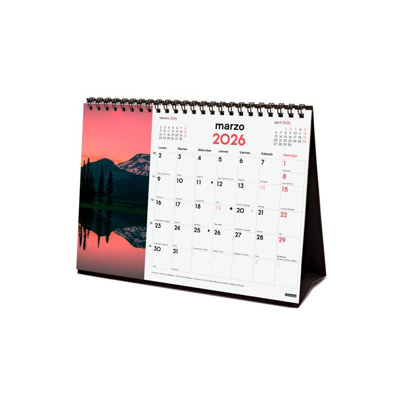 (780325226) FINOCAM CALENDARIO DE SOBREMESA PARA ESCRIBIR S-210X150MM MV IMÁGENES ATARDECERES MÁGICOS 2026