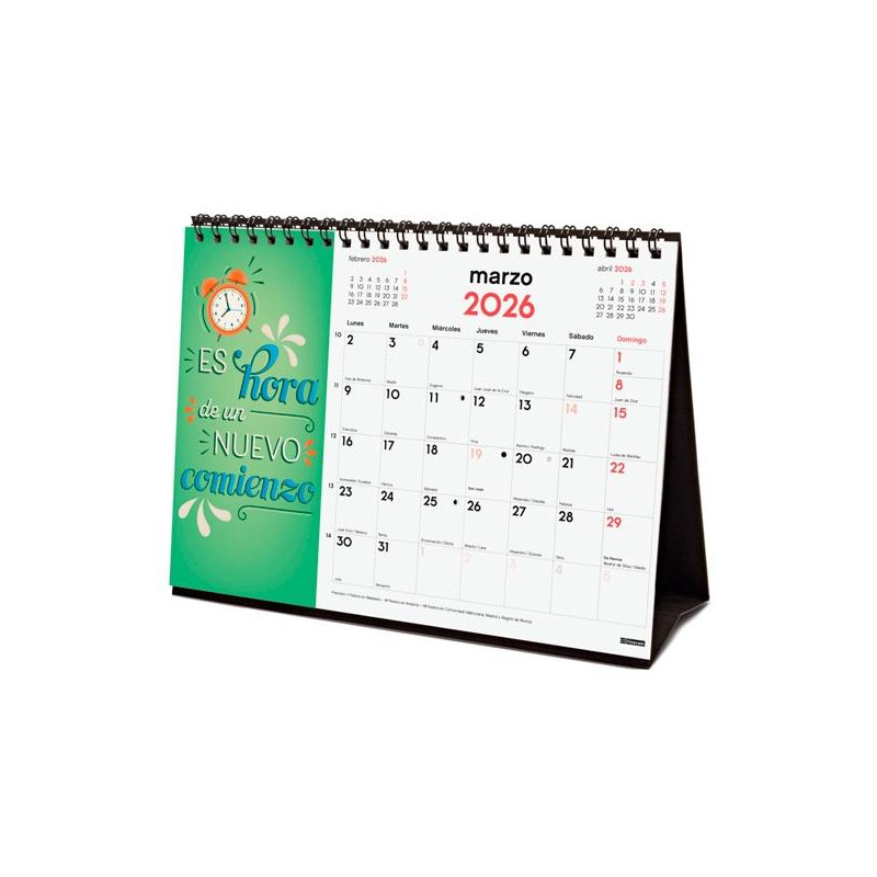 (780325326) FINOCAM CALENDARIO DE SOBREMESA PARA ESCRIBIR S-210X150MM MV IMÁGENES FRASES INSPIRADORAS 2026
