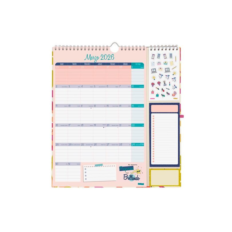 (785140026) FINOCAM CALENDARIO DE PARED PLUS-215X325MM MV TALKUAL ICÓNICO 2026