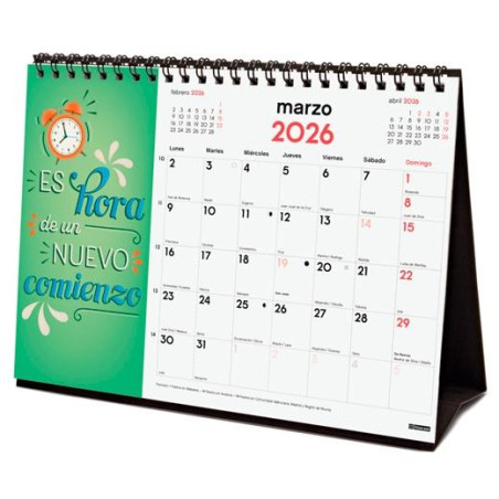 (780325326) FINOCAM CALENDARIO DE SOBREMESA PARA ESCRIBIR S-210X150MM MV IMÁGENES FRASES INSPIRADORAS 2026