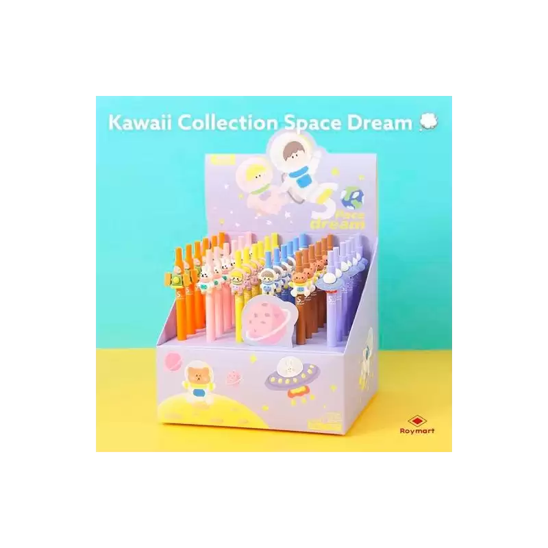 (EZV-2687) ROYMART BOLIS GEL SPACE DREAM COLORES SURTIDOS EXPOSITOR 36 UD