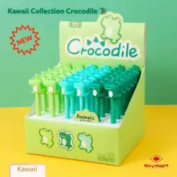 (EZV-2901) ROYMART BOLIS COCODRILO CLICK PEN SURTIDOS EXPOSITOR 36 UD
