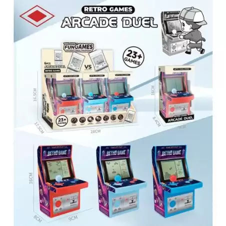 (ECI-2172) ROYMART MAQUINAS MARCIANITOS 23 JUEGOS CLÁSICA EXPOSITOR 6 UD