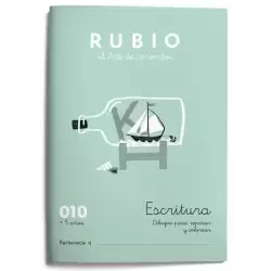 (C010) RUBIO CUADERNO DE ESCRITURA 010