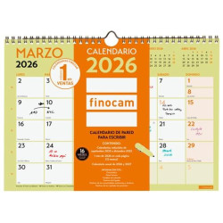 (787220126) FINOCAM CALENDARIO DE PARED PARA ESCRIBIR A4-297X210MM MV GRAFIK 2026