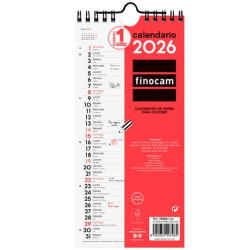 (782060026) FINOCAM CALENDARIO DE PARED PARA ESCRIBIR LARGO S-110X235MM MV NEUTRO 2026