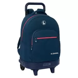 (612409918) SAFTA MOCHILA GRANDE C/RUEDAS COMPACT EXTRAIBLE EL GANSO "CLASSIC"