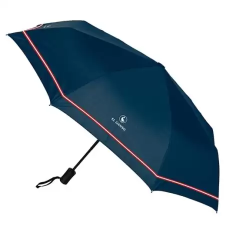 (312409139) SAFTA PARAGUAS PLEGABLE AUTOMÁTICO 58CM EL GANSO "CLASSIC" AZUL