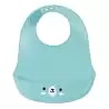 (822105922) SAFTA BABERO DE SILICONA "BEAR" BLUE