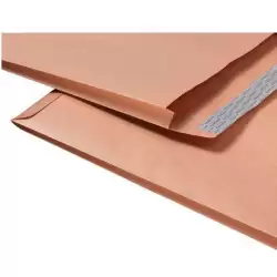 (149100) SAM BOLSA FUELLE 229X324X30MM 120GR KRAFT VERJURADO