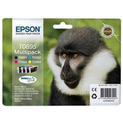 (C13T08954010) EPSON STYLUS S20/SX105/SX205/405 MULTIPACK (T089140+240+340+440)