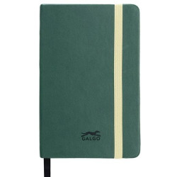 (16270722) GALGO CUADERNO DE NOTAS A6 80H LISO TAPA DURA VERDE OSCURO