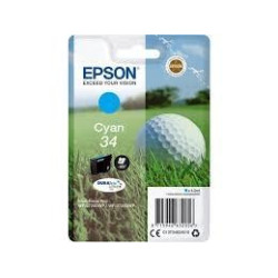 (C13T34624010) EPSON SINGLEPACK CYAN 34 DURABRITE ULTRA INK