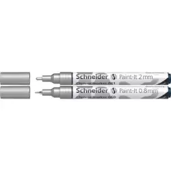 (ML06011501) SCHNEIDER ROTULADOR METÁLICO CROMADO PAINT-IT 2 CHROME PUNTAS DE 0.8MM/2MM ESTUCHE 2 UD